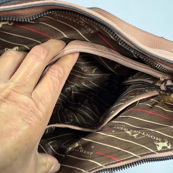 Montana West Large Leather Hobo Handbag for Women Concealed Carry Studded Purse - Picture 12 of 13